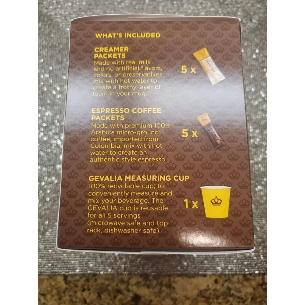GEVALIA- 2-Cafe At Home Caramel Latte  Specialty Coffee Beverage Blend 5 Serving